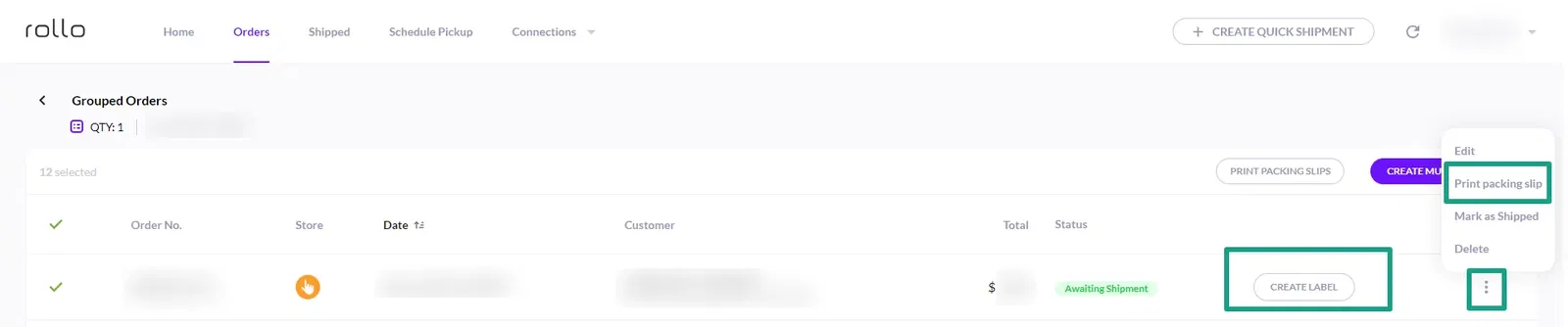 How to print shipping labels on eBay via Rollo