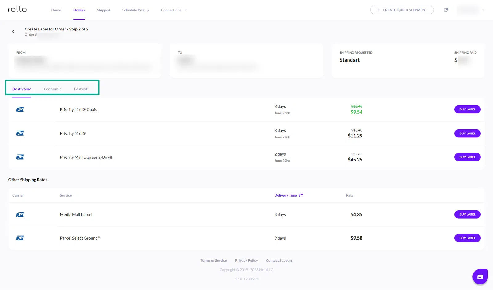 How to print shipping labels on eBay via Rollo Ship app