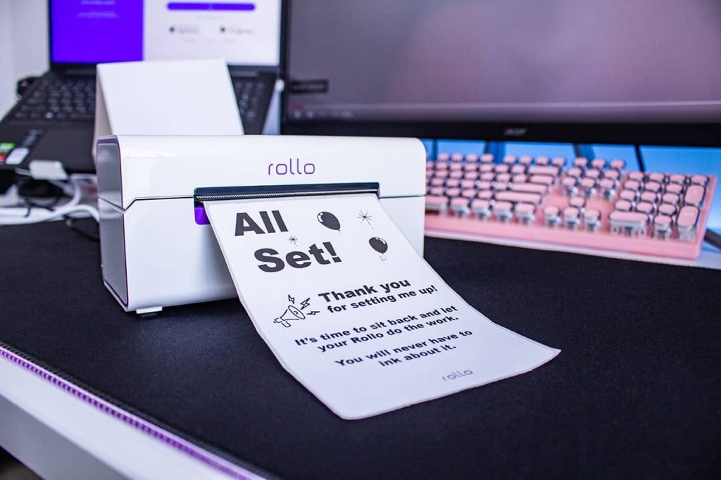 Rollo Wireless Printer Test Label