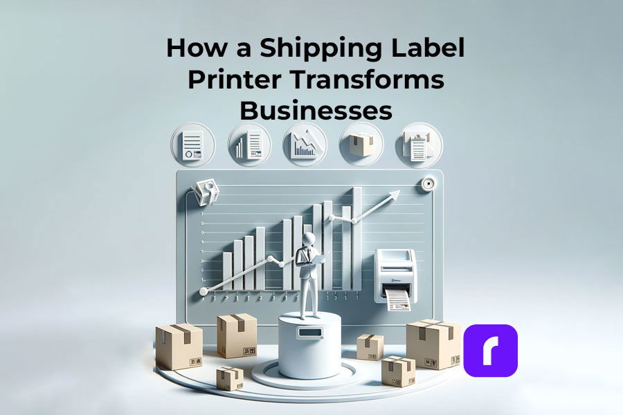 How a Shipping Label Printer Transforms Businesses - Rollo