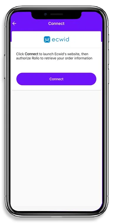 Ecwid 5 Link Your Ecwid website to the Rollo Ship App
