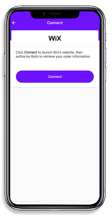 Link Your Wix Store to the Rollo Ship App