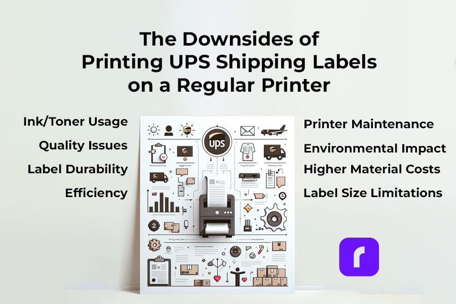 Downsides of Printing UPS Shipping Labels on a Regular Printer