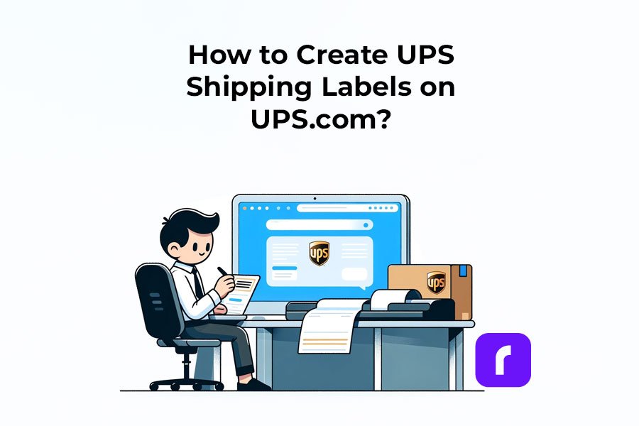 How to create UPS shipping labels on UPS.com
