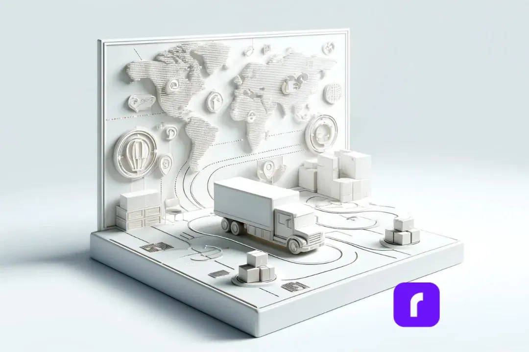 Print Shipping Labels Designed to Elevate Your Brand Image 2 an architectural model of an optimized shipping process.