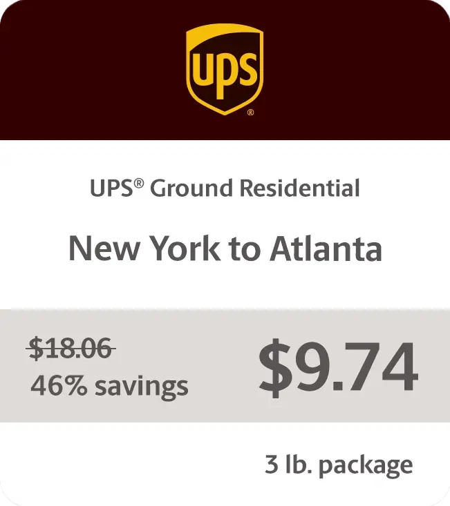 UPS NYC TO ATL SAMPLE RATES 1