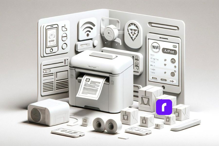 Thermal Label Printers with airprint capabilities from mobile, desktop and tablet devices.