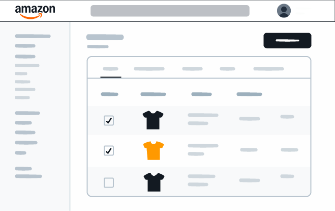 Amazon dashboard