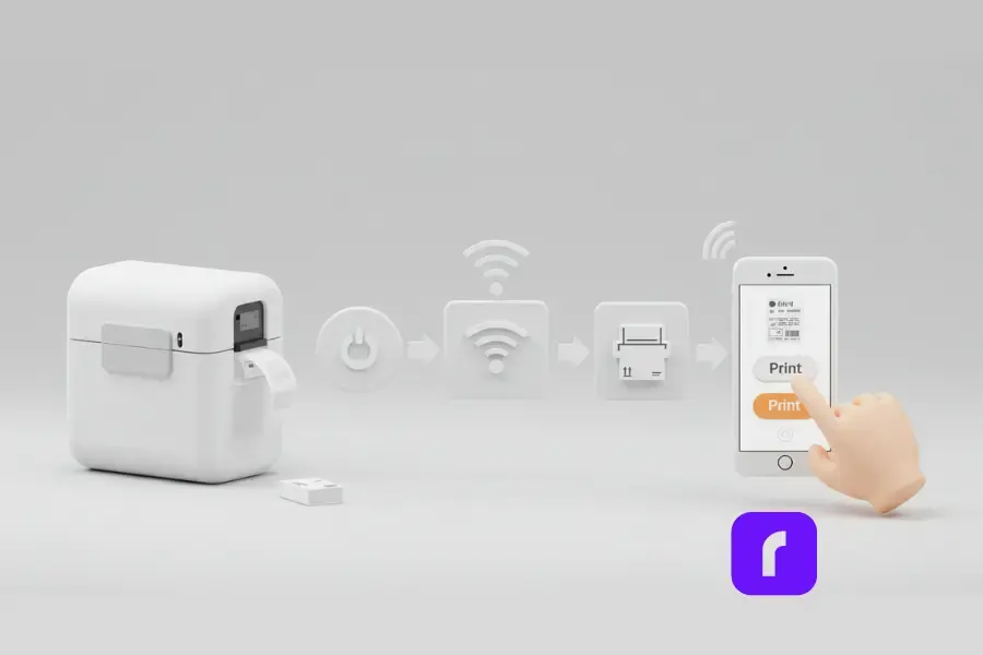 How to Set Up AirPrint with Rollo Wireless Label Printer min