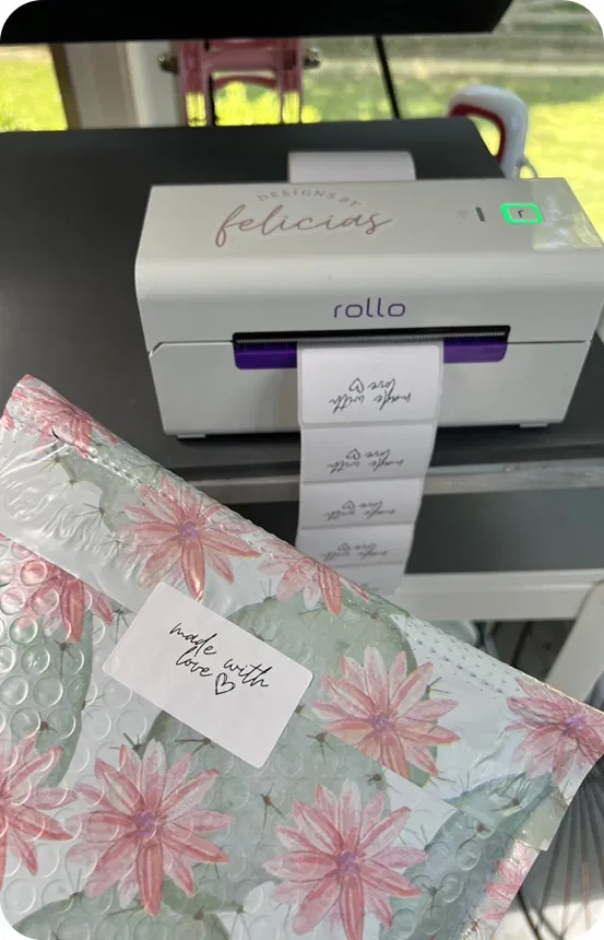 Rollo Wireless Printer 40 Create custom labels for free. Print your designs from a Rollo