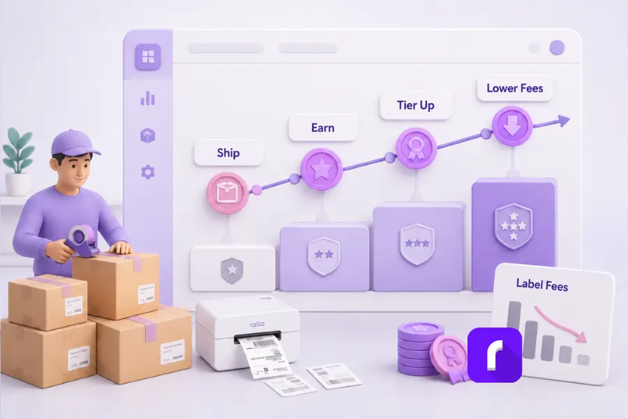 Rollo Ship: Free Shipping App for Online Sellers 7 How Do Rollo Rewards Lower Label Costs Over Time